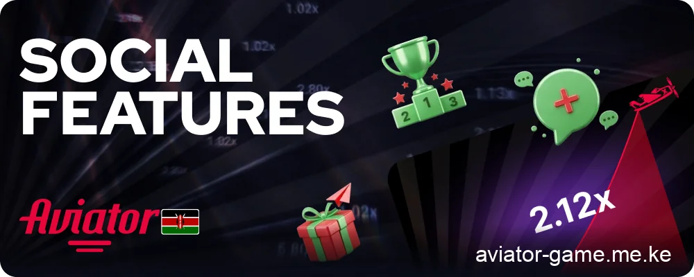 Social and Statistical Features Available in Aviator
